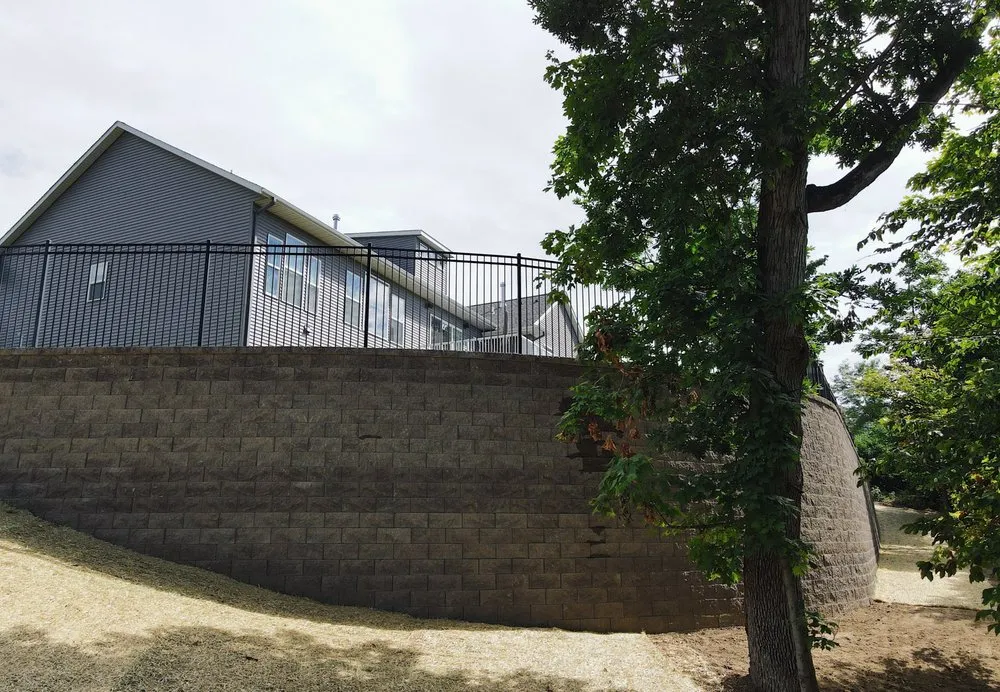 Professional landscaping services with custom design in Swisher, IA by Whitters Hardscapes