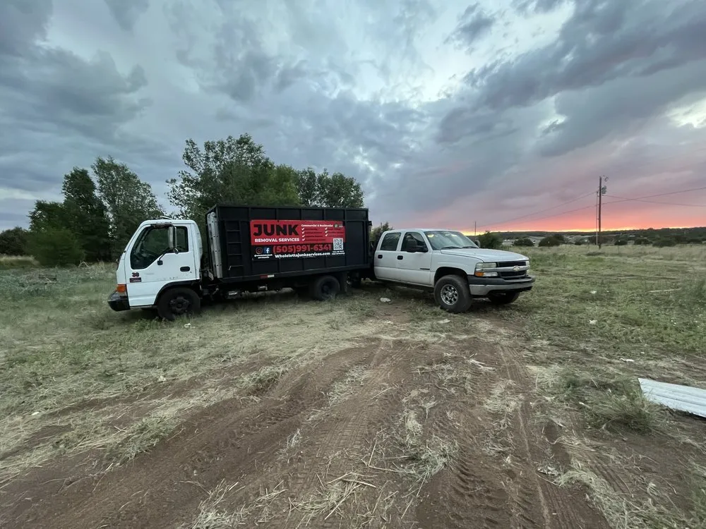 Custom yard maintenance with custom design in Albuquerque, NM by Whole Lotta Junk Services