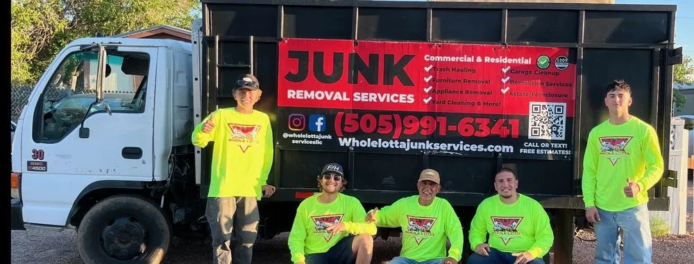 Professional lawn care service for beautiful yards in Albuquerque, NM by Whole Lotta Junk Services