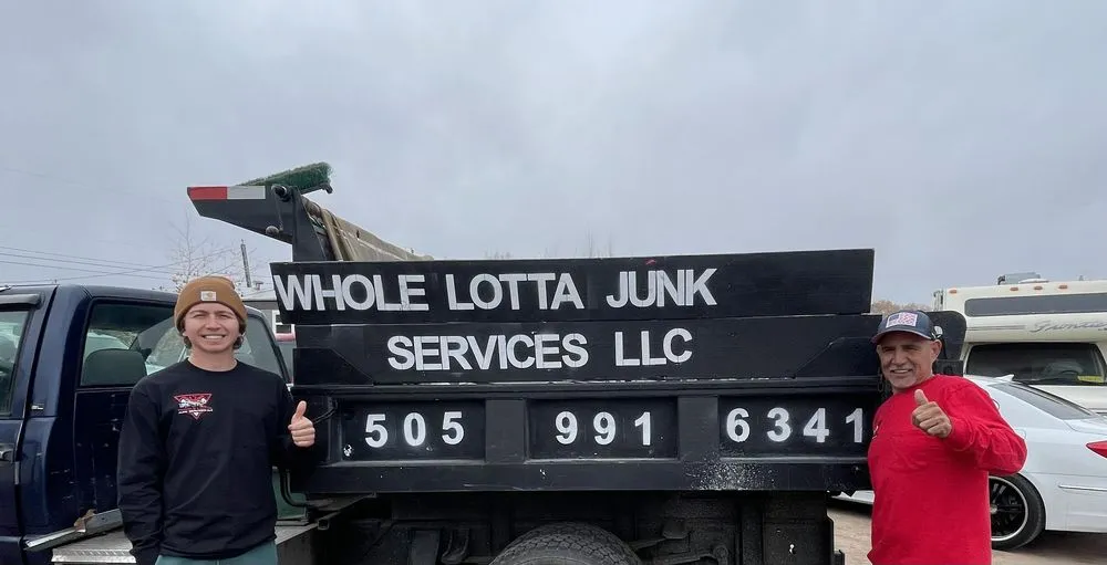 Reliable yard cleanup service in Albuquerque, NM by Whole Lotta Junk Services