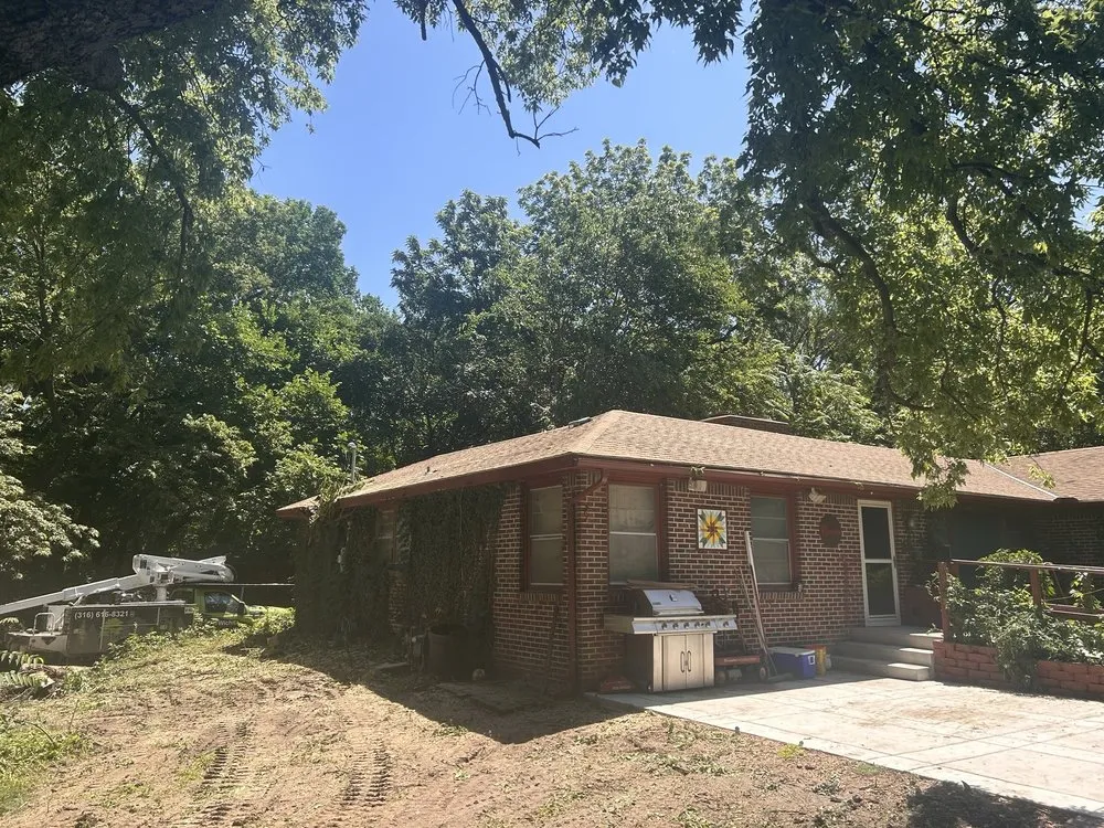 Professional outdoor landscaping in Wichita, KS by Wichita Tree Service