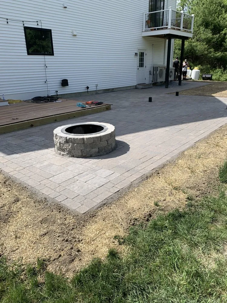 Top-rated lawn mowing service with custom design in Windham, ME by Wicked Hardscapes