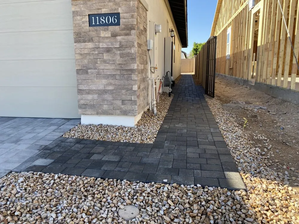 Expert landscape installation for beautiful yards in Phoenix, AZ by Wide Rock Landscaping