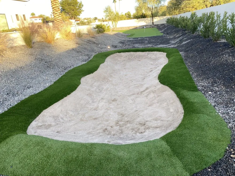 Professional lawn mowing service for year-round maintenance in Phoenix, AZ by Wide Rock Landscaping