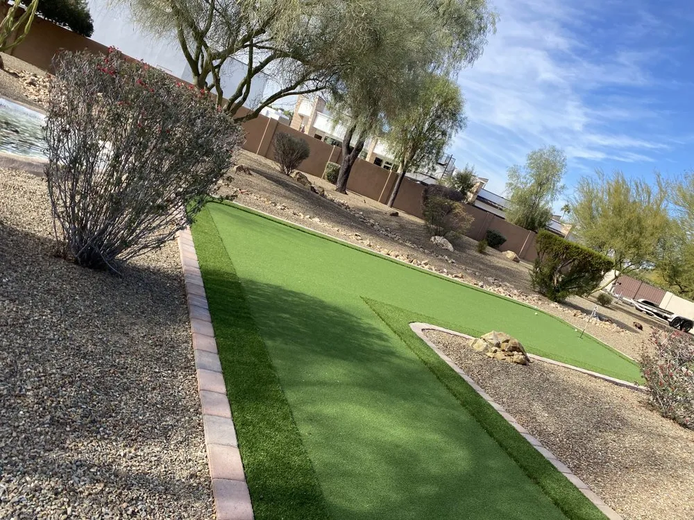 Professional yard maintenance for outdoor upgrades in Phoenix, AZ by Wide Rock Landscaping