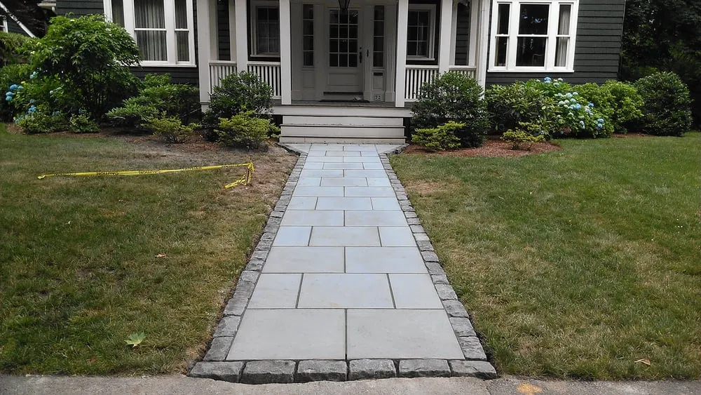 Local lawn mowing service for homes in Lexington, MA by WikWorks