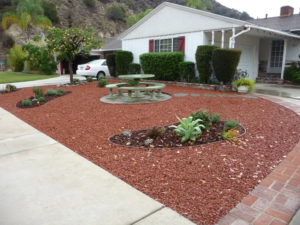 Custom landscape design in Van Nuys, CA by Wild Flower Landscape & Design