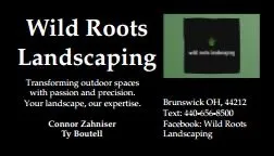 Local landscape design near you in Brunswick, OH by Wild Roots Landscaping