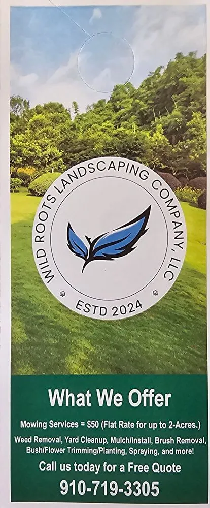 Affordable landscaping services in Hamlet, NC by Wild Roots Landscaping