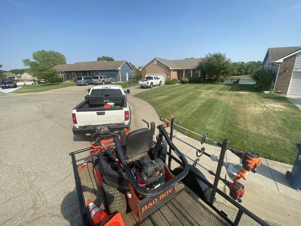 Affordable landscaping services in Wichita, KS by Wild Rose Lawn Services