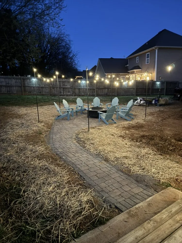 Professional landscape installation in Knoxville, TN by Wild West Landscape Designs