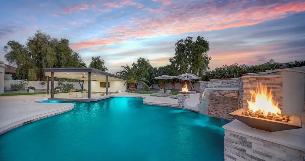 Custom residential landscaping in Gilbert, AZ by Wildcat Landscaping Services