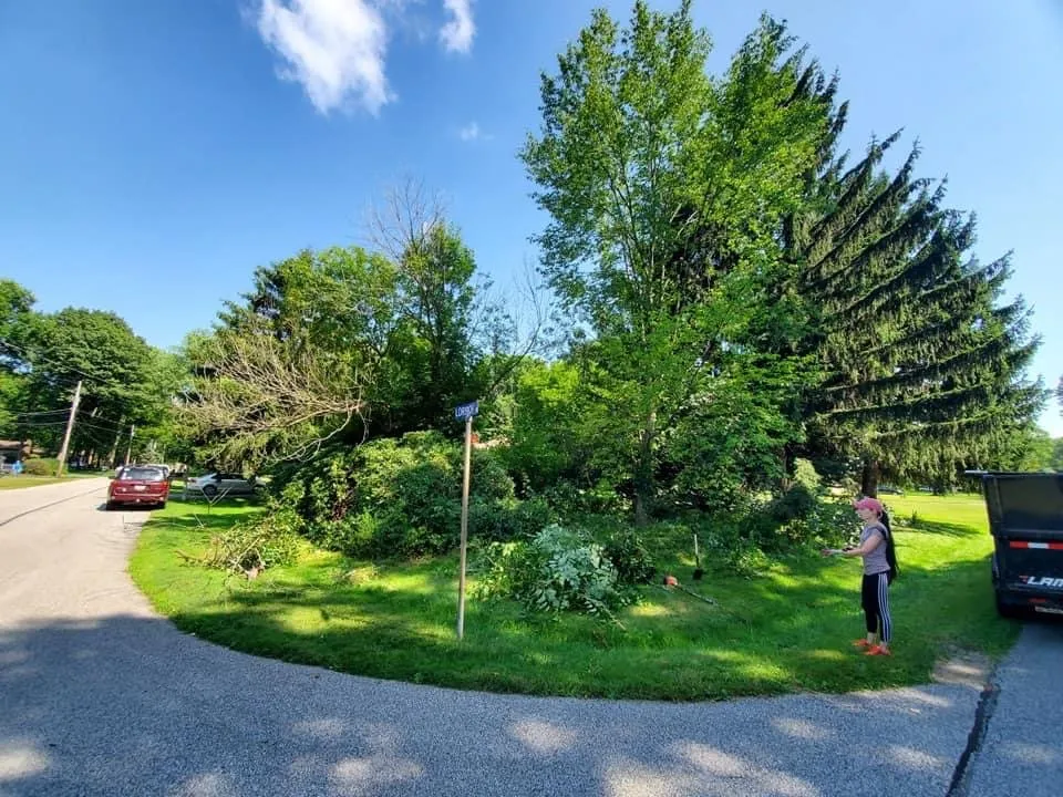 Custom outdoor landscaping in Willoughby, OH by Wilde Property Services