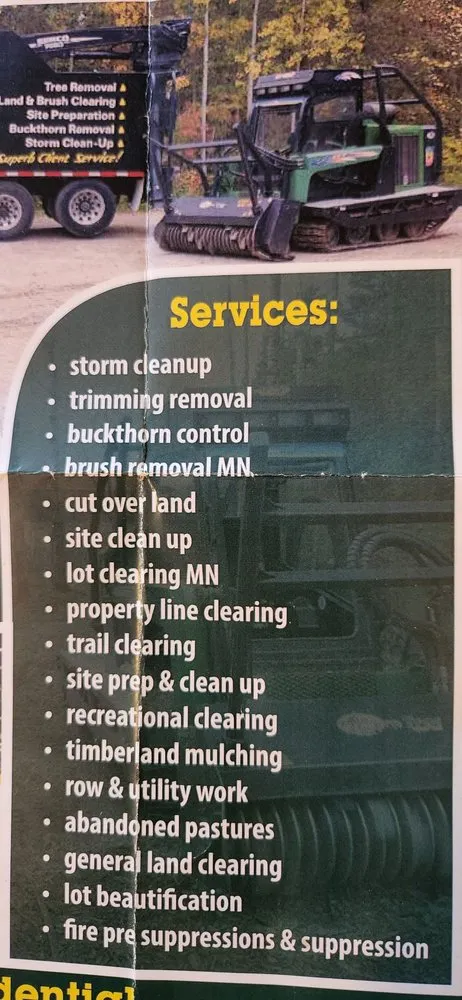 Top-rated yard cleanup service with custom design in Fort Ripley, MN by Wilderness Land Clearing and Mulching