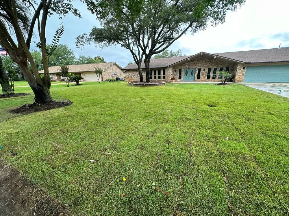 Trusted lawn mowing service for year-round maintenance in Gonzalez, FL by Wildflower Innovations