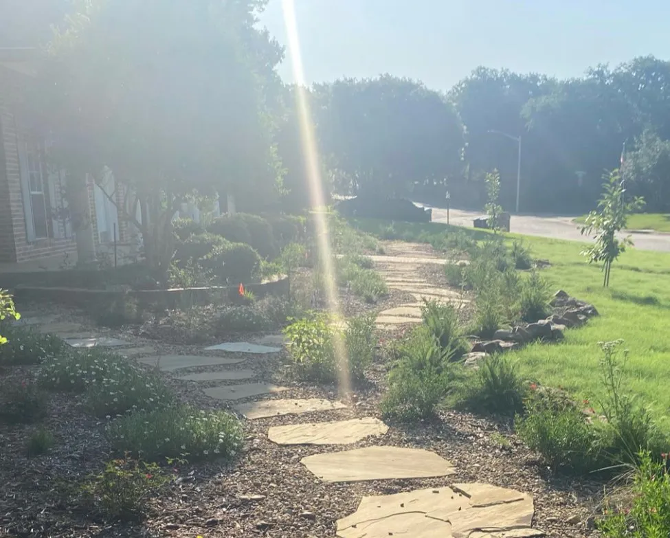 Professional outdoor landscaping with custom design across Denton, TX - Wildscapers