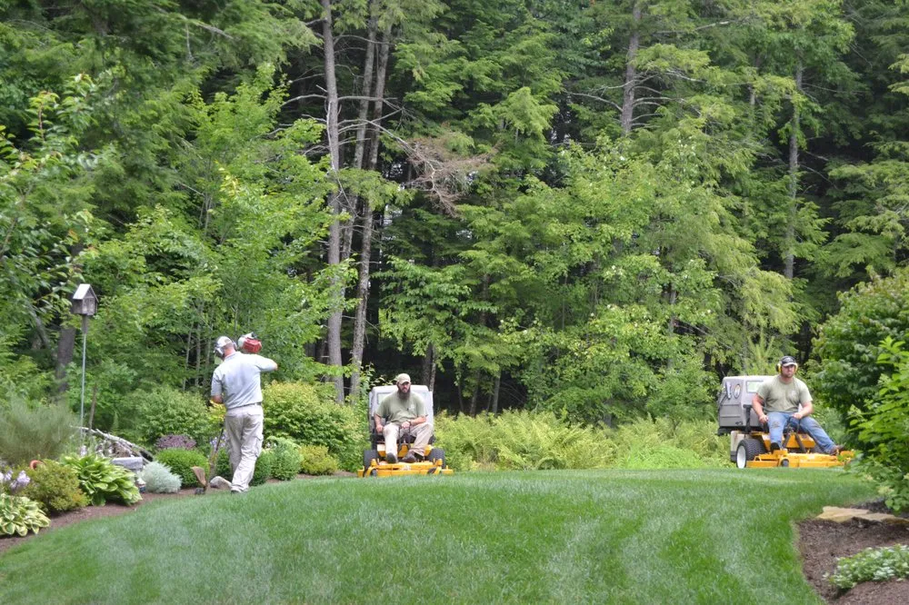 Custom residential landscaping in Windham, ME by WildWood Properties