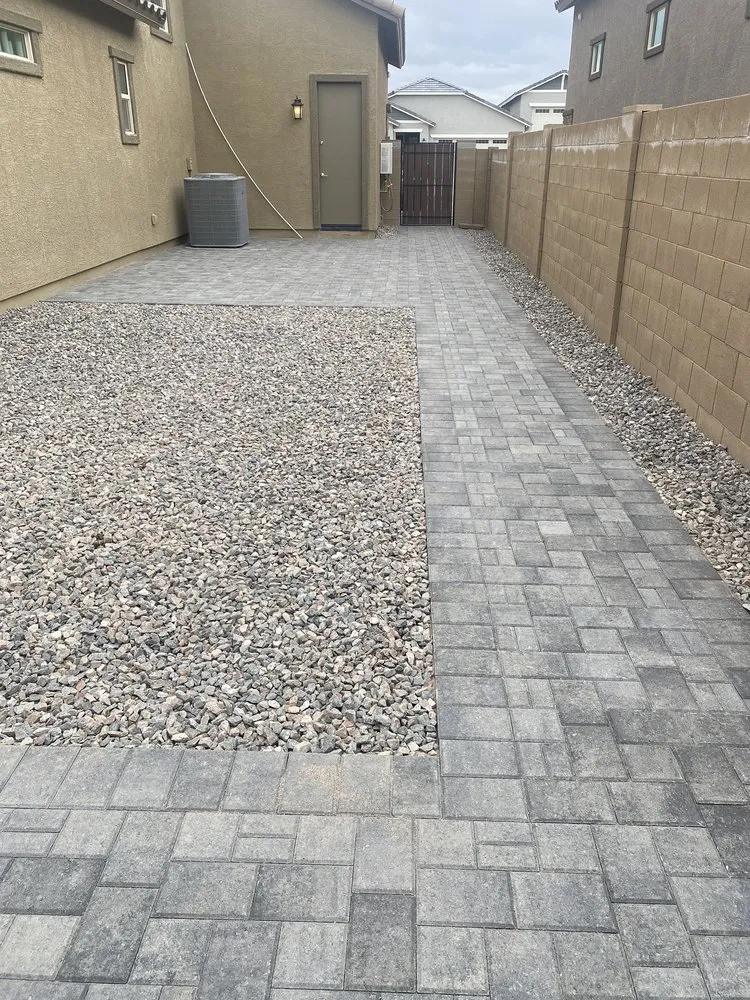 Top-rated landscape installation for homes in El Mirage, AZ by Wilfer Natural Landscape