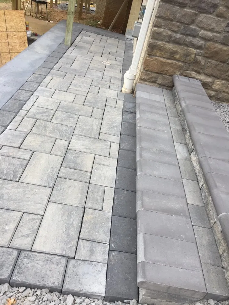 Professional landscape installation in Davidsonville, MD by Wilfredo Hardscaping