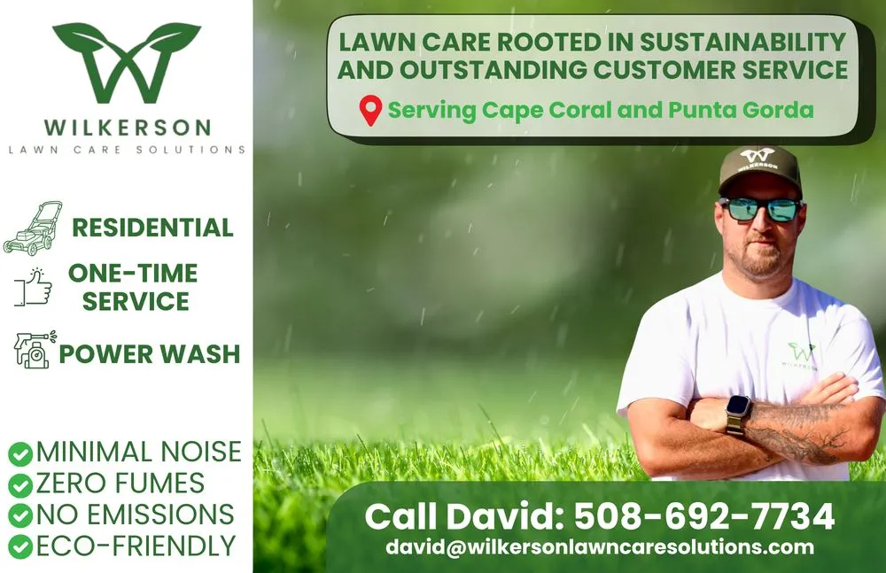 Affordable lawn mowing service in Cape Coral, FL - Wilkerson Lawn Care Solutions