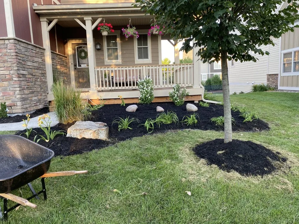 Affordable landscape installation with custom design in Woodbury, MN by Wilkerson's Landscaping Services