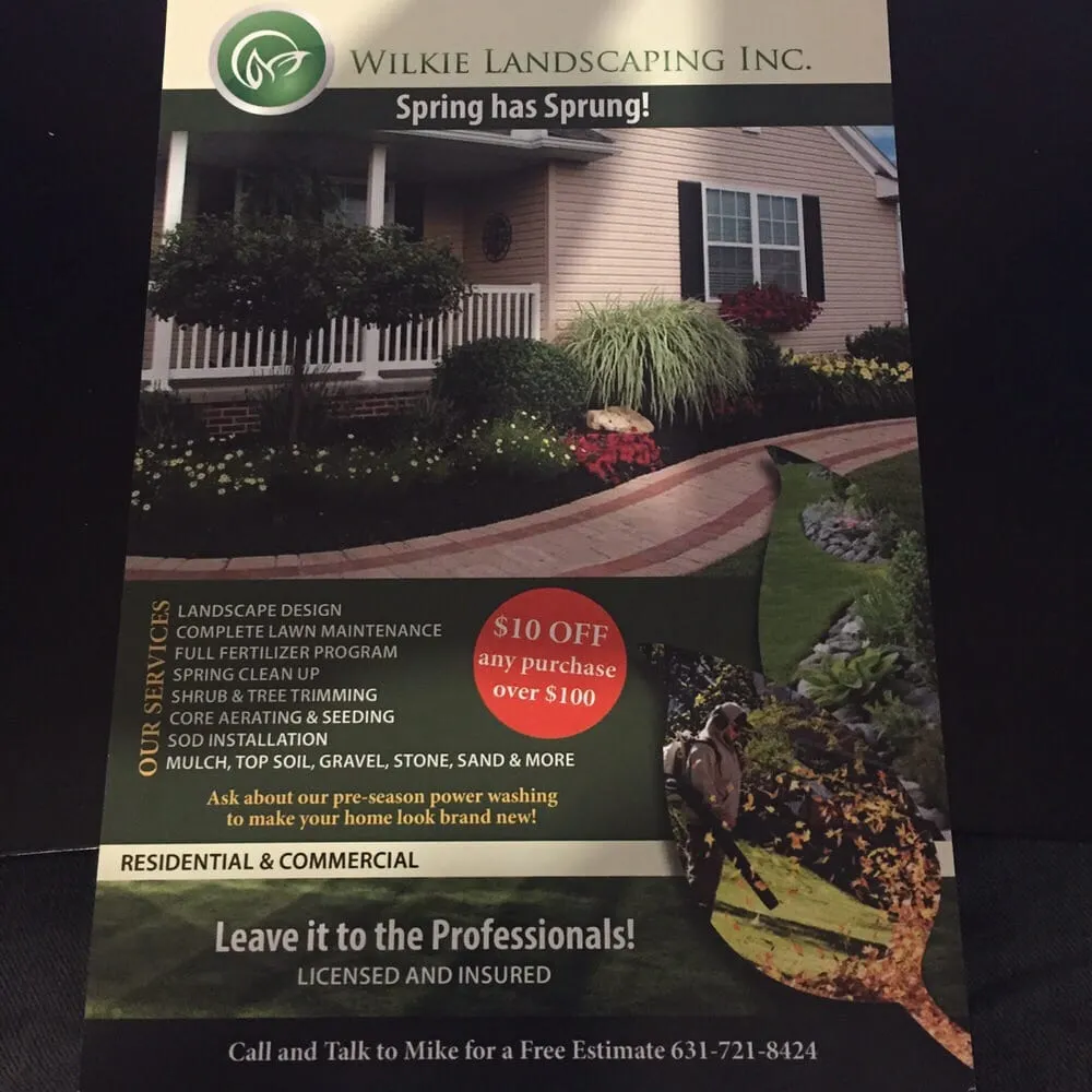 Professional residential landscaping for outdoor upgrades in Centereach, NY by Wilkie Landscaping
