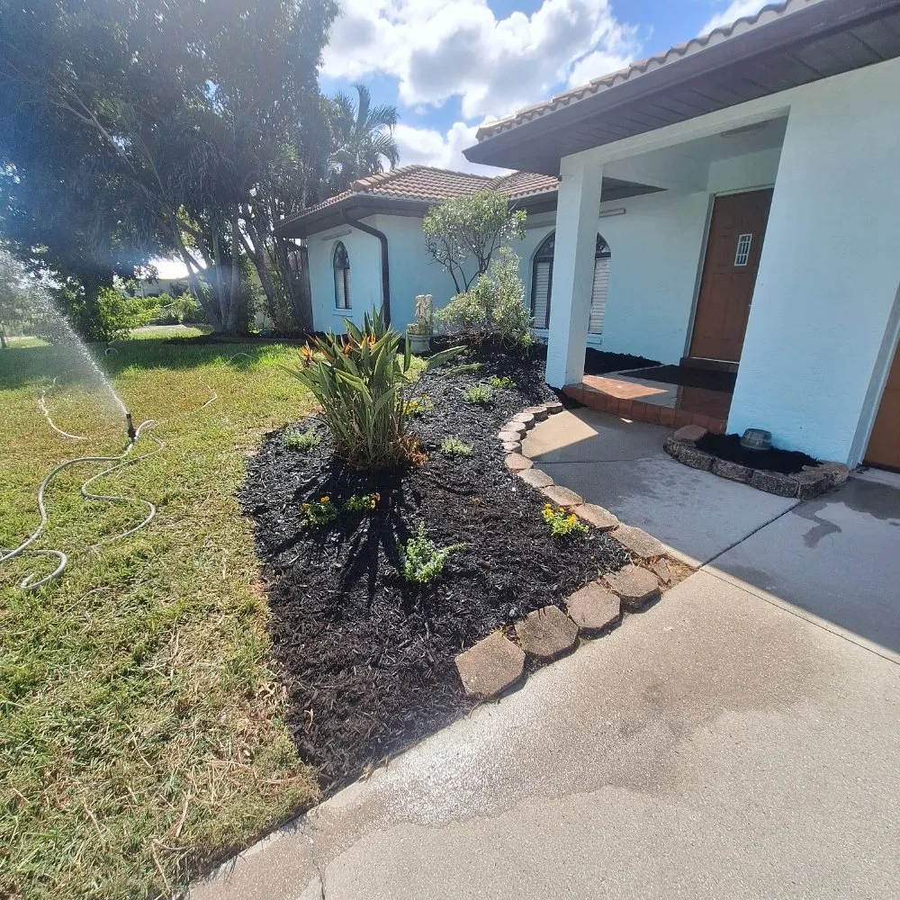 Custom outdoor landscaping near you in North Fort Myers, FL by Wilkinson Landscaping