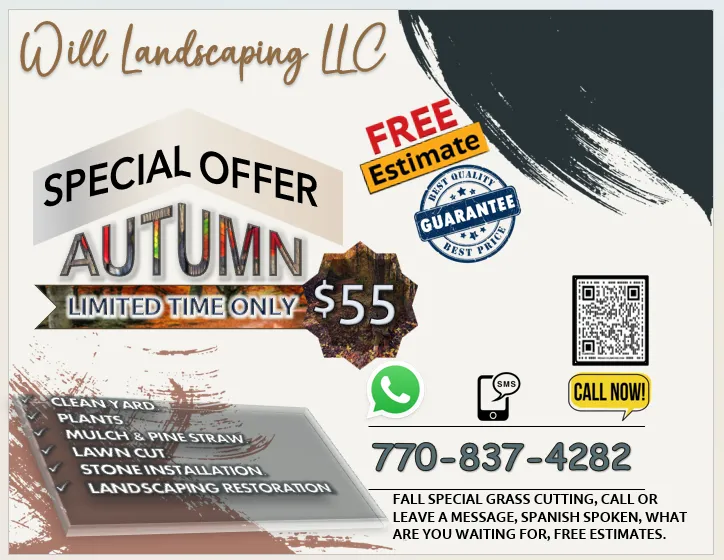 Custom lawn care service experts serving Dallas, GA - Will Landscaping