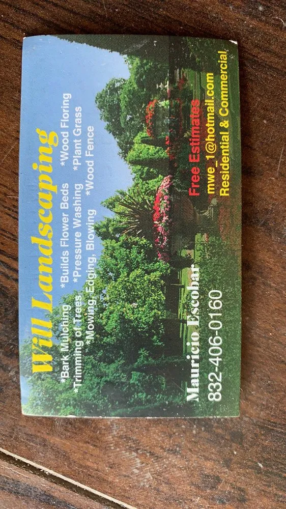 Expert lawn mowing service in Dickinson, TX - Will Landscaping