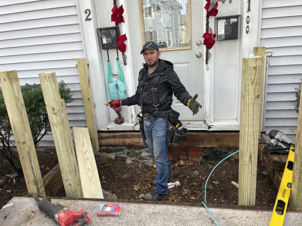 Custom yard cleanup service in Nashua, NH by William and Sons Landscaping