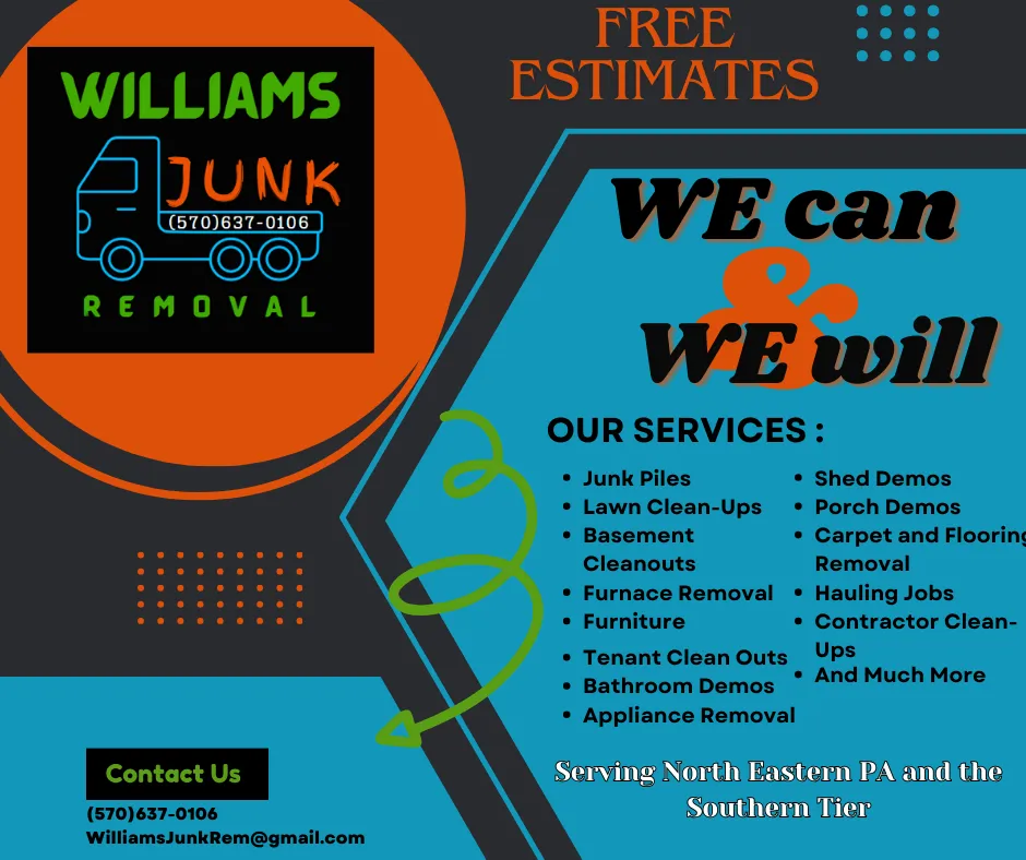 Reliable yard maintenance for outdoor upgrades across Towanda, PA - Williams Junk Removal