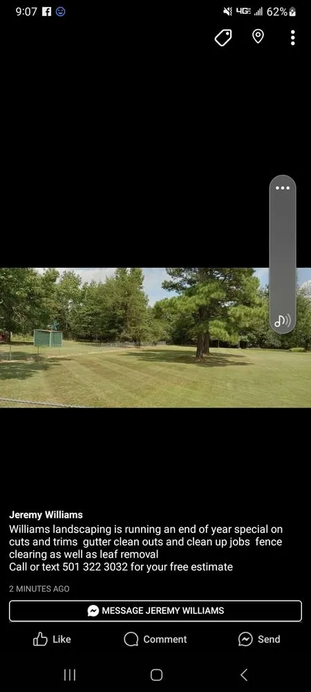 Affordable landscape design for residential properties in Searcy, AR by Williams Landscaping