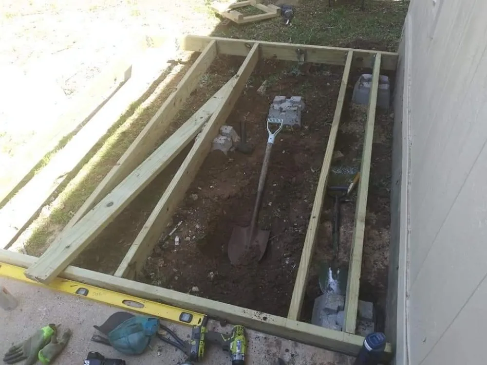 Professional garden landscaping in Round Rock, TX by Williams Lawn Care ATX