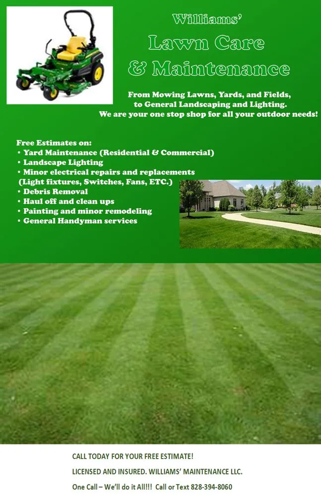 Custom outdoor landscaping for beautiful yards in Hickory, NC by Williams Lawn Service