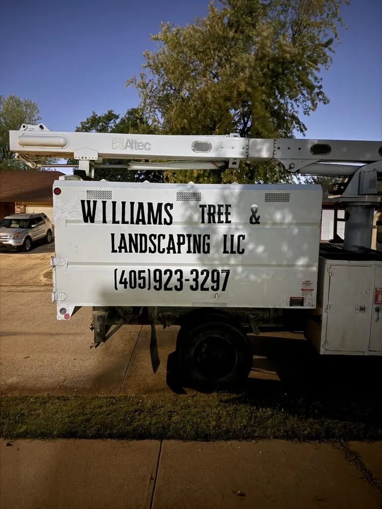 Custom outdoor landscaping in Moore, OK by Williams Tree & Landscaping