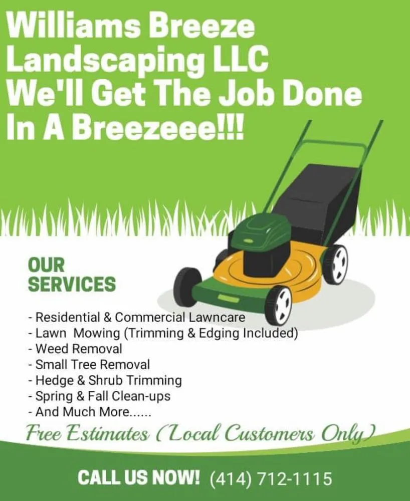 Professional lawn care service in Milwaukee, WI by WilliamsBreeze Landscaping