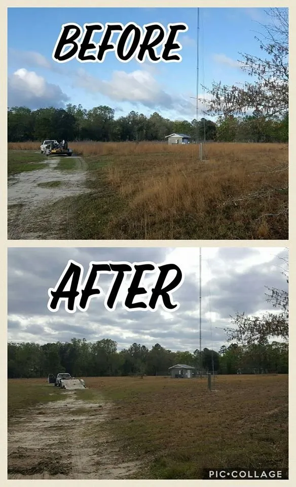 Custom lawn mowing service in Jennings, FL by Willis Handy Service