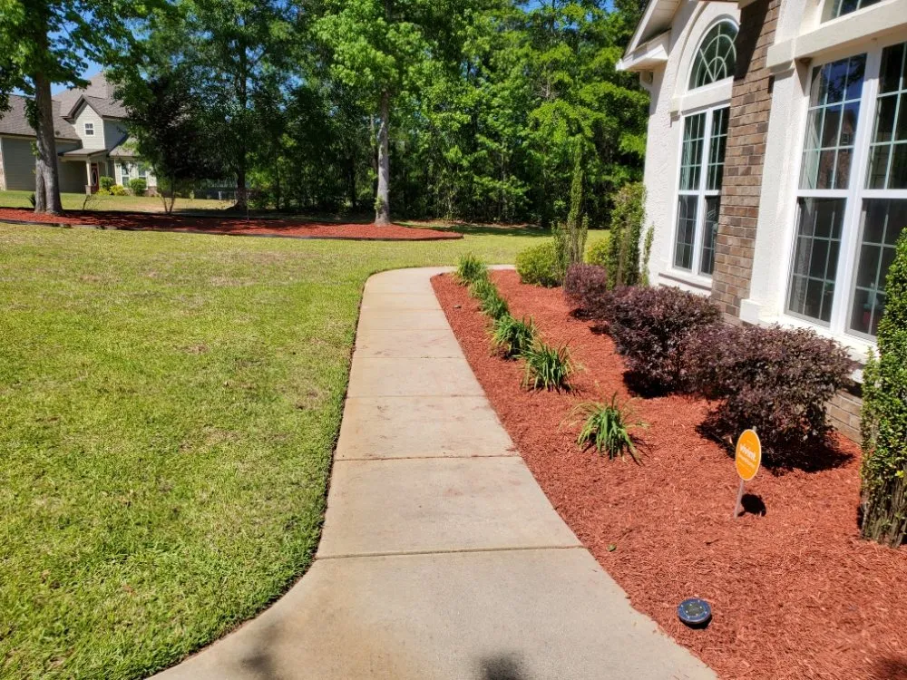 Professional garden landscaping in Harlem, GA by Willow Creek Outdoor Management