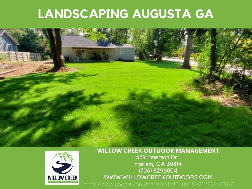 Trusted lawn care service for outdoor upgrades in Harlem, GA by Willow Creek Outdoor Management