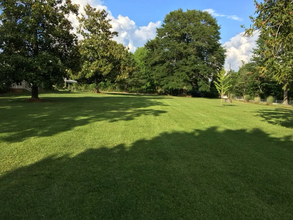 Local landscape installation in Reidville, SC by Willow Oak Lawn Care