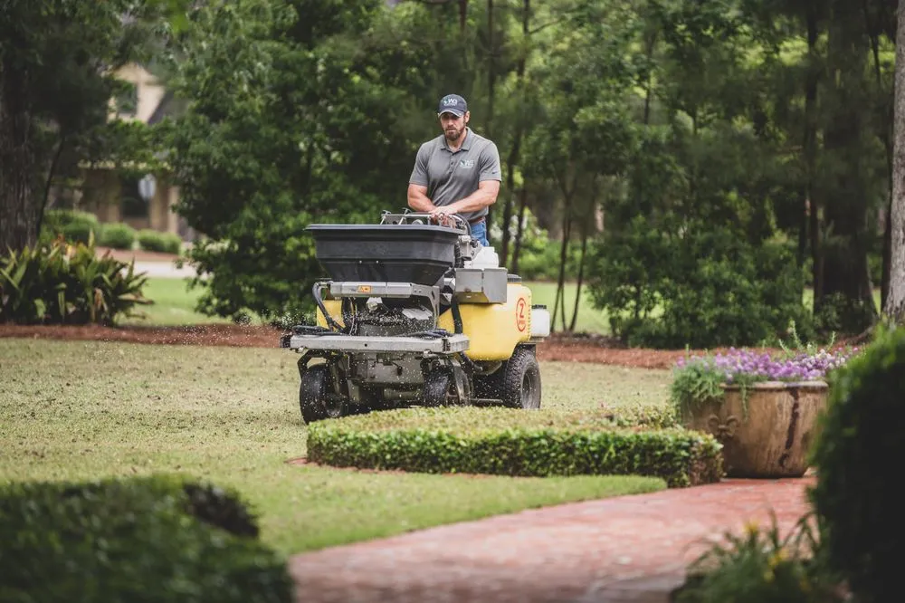 Custom lawn mowing service for homes in Mandeville, LA by WillowGrove Landscape