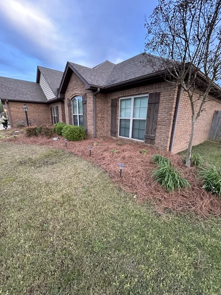 Professional lawn mowing service with custom design in Guntown, MS by Will’s Lawn Care