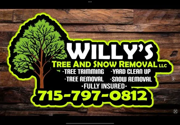 Willy’s Tree And Snow Removal Logo