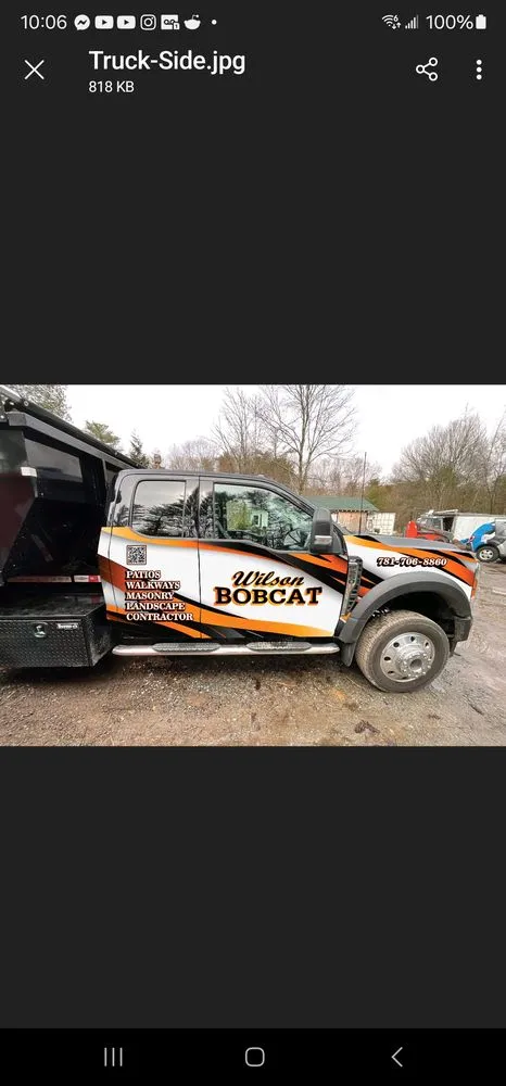 Affordable landscape installation for homes in Hanson, MA by Wilson Bobcat & Masonry