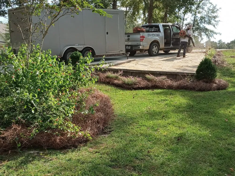 Top-rated landscape installation with custom design in Daphne, AL by Wilson Landscape and Lawn Service