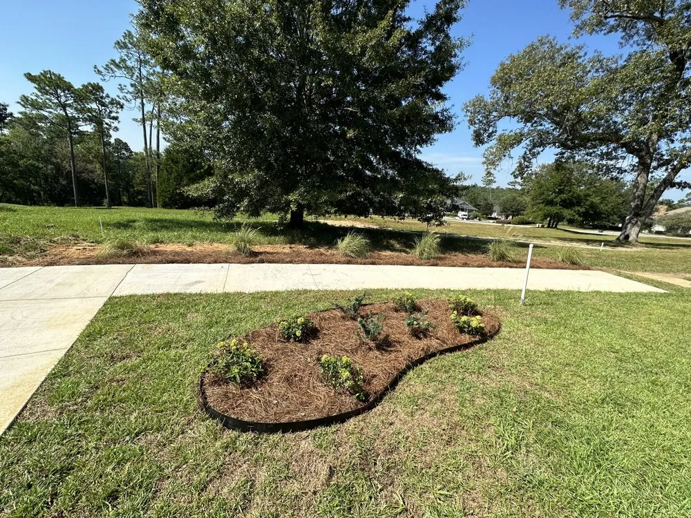 Professional garden landscaping in Daphne, AL by Wilson Landscape and Lawn Service