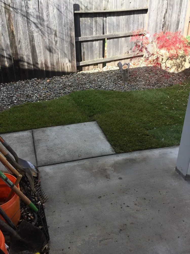 Custom landscape installation in Citrus Heights, CA by Wilson Landscape