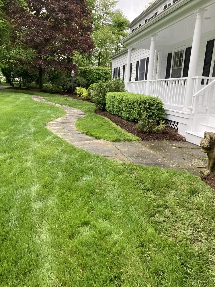 Custom residential landscaping with custom design in Beacon, NY by Wilson Landscaping