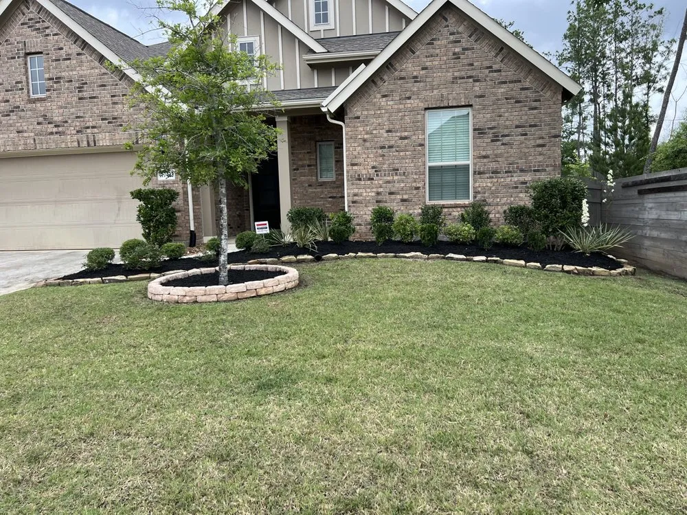 Professional yard cleanup service for homes across Conroe, TX - Wilson Landscaping