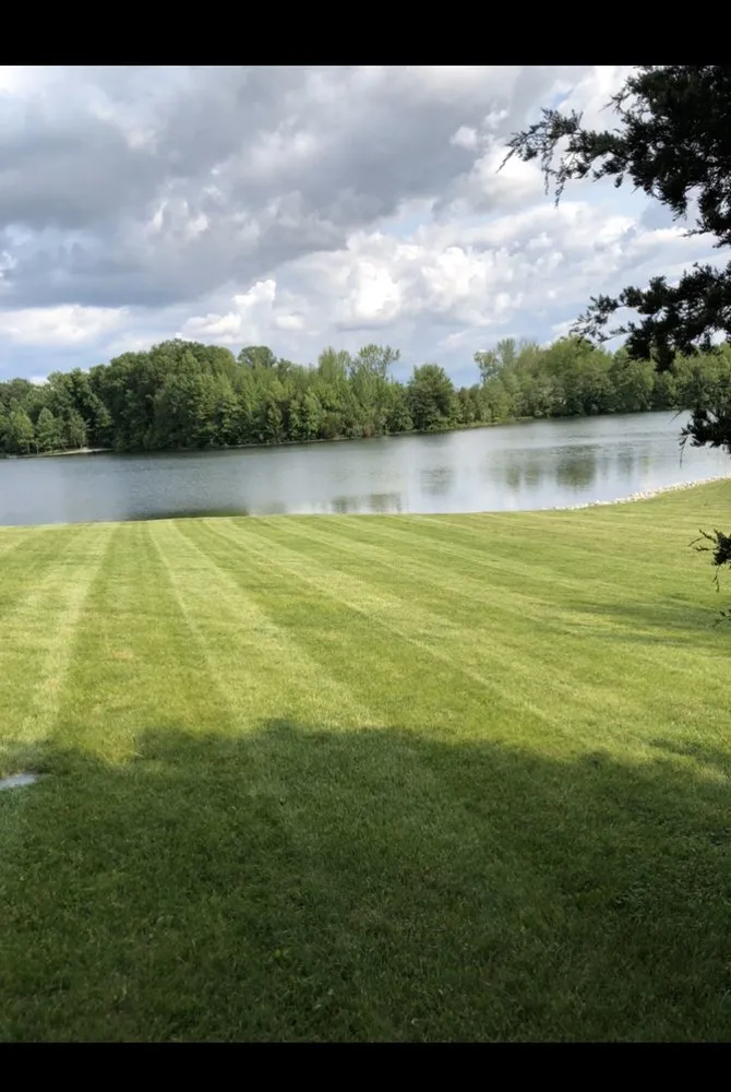 Custom landscape design for homes in Columbus, IN by Wilson Lawn Care Services